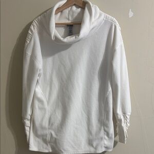 Champion Women's White Cowl Neck Sweater